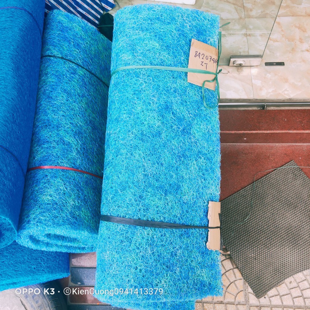 Tấm bùi nhùi Jmat vật liệu lọc nước bể cá cảnh tấm 100 cm X 100 cm X 4 cm