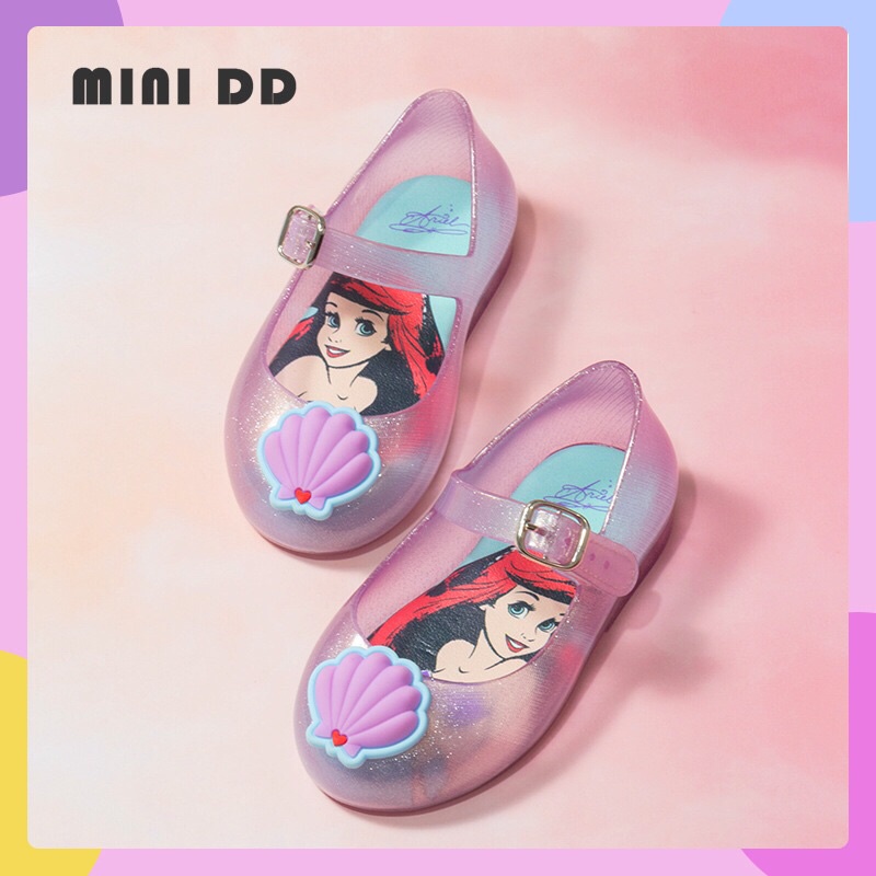 (SUMMER 2022) Giầy bệt nhựa mềm thơm mini dd hoạ tiết nàng tiên cá cho bé yêu🌸🌸🌸