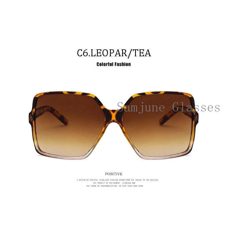 Kính Mát Gọng Vuông Kiểu Cổ Điển Thời Trang Samjune