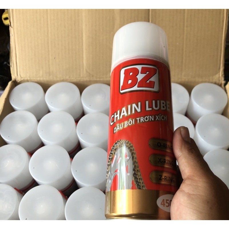 dưỡng sên bôi trơn xích BZ 450ml