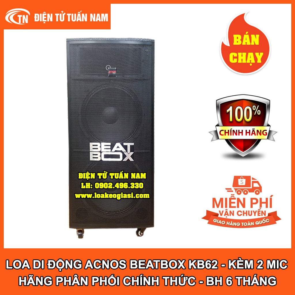 [FREESHIP TOÀN QUỐC] LOA KÉO DI ĐỘNG ACNOS BEATBOX KB62