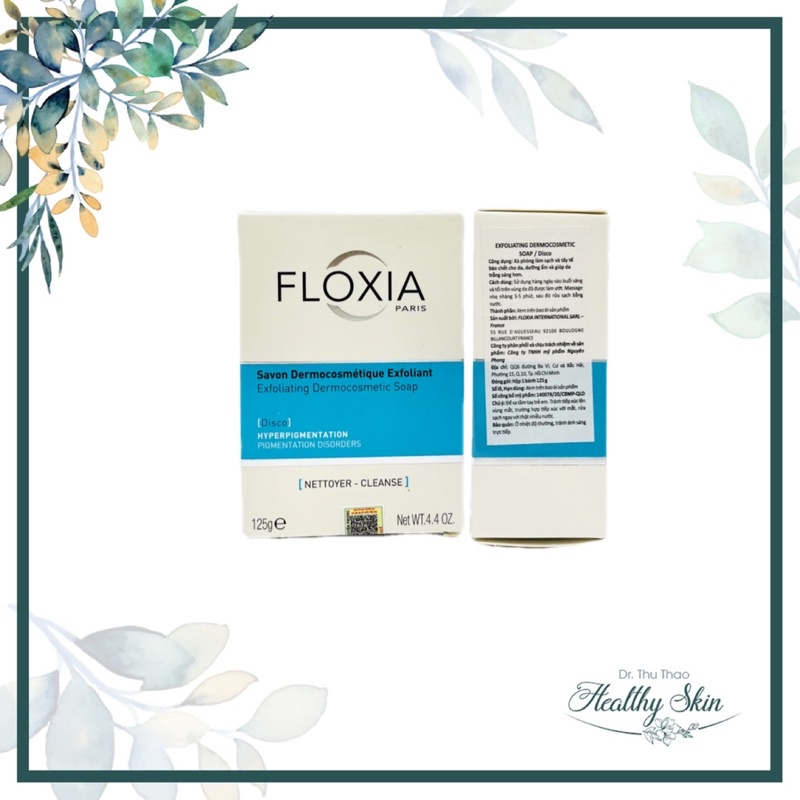 [125g] XÀ PHÒNG HỖ TRỢ LÀM SẠCH, SÁNG DA FLOXIA EXFOLIATING DERMOCOSMETIC SOAP