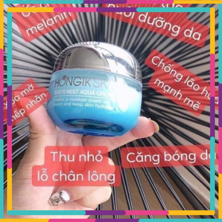 Kem Dưỡng Ẩm , Dưỡng Trắng Da Tổ Yến HONGIK SKIN 50ml [ Auth HÀN QUỐC ]