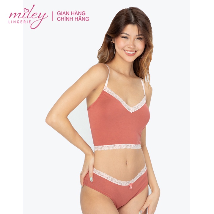 [QUÀ TẶNG 70K] Combo 5 Quần Lót Cotton Lụa Phối Ren Plus Size Miley Lingerie Nature Wind FCP_11