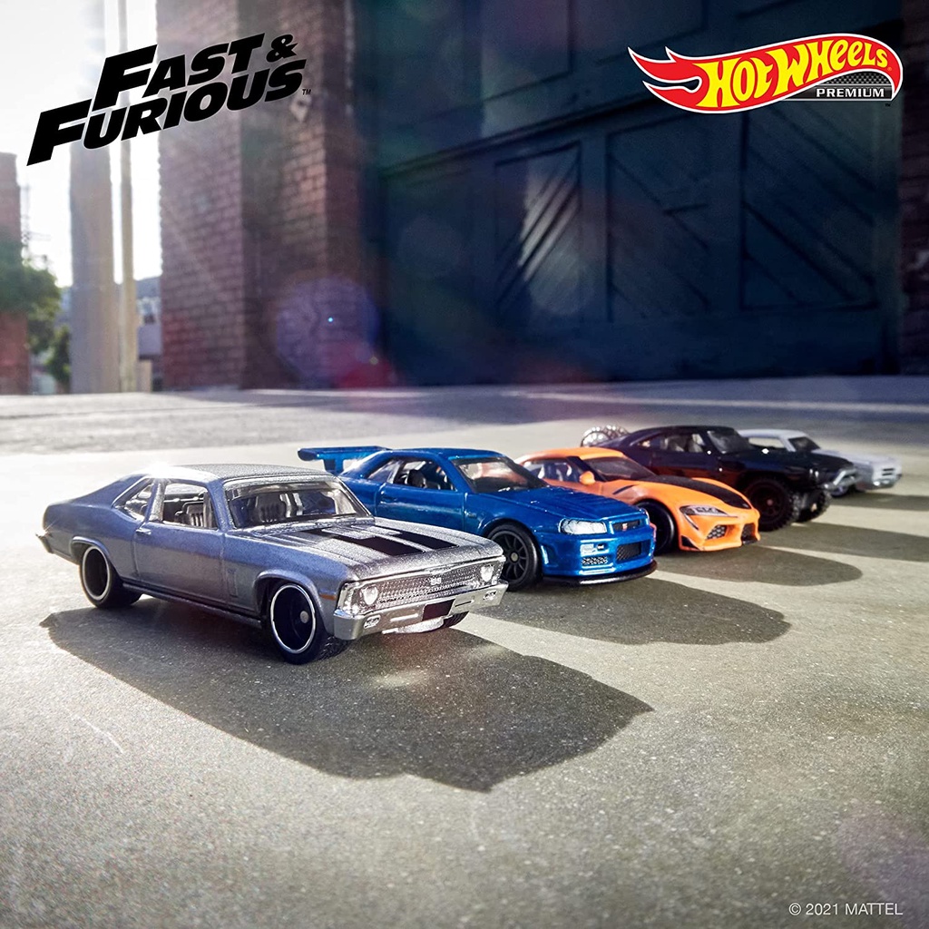 Xe mô hình Hot Wheels 1/64 Fast & Furious 2021 Fast Superstars
