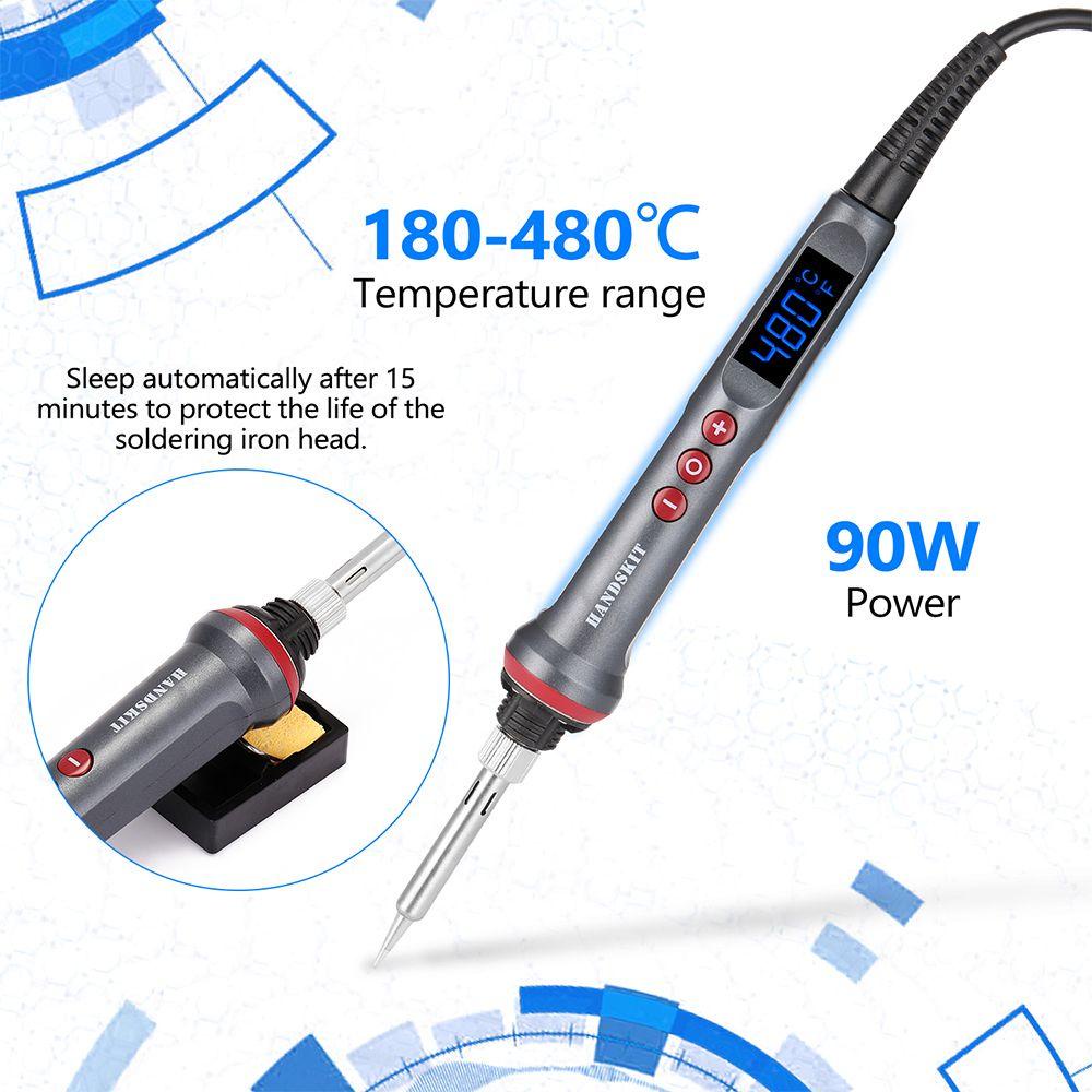 Mỏ Hàn Điện Có Màn Hình LCD Hiển Thị Nhiệt Độ Từ 180-480 Độ