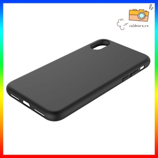 [SOE] Cell Phone Cases For IPhoneXR Liquid Silicone Gel Rubber Shockproof Case