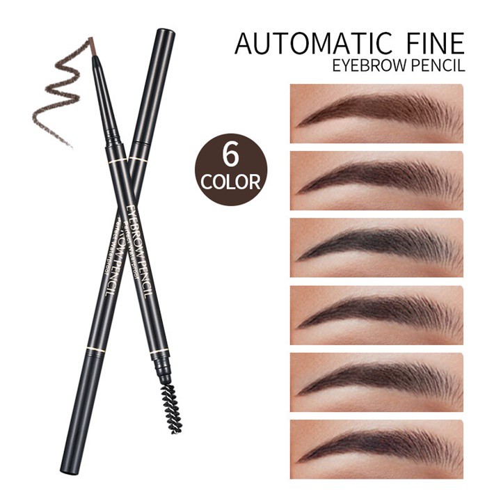 Chì kẻ mày 2 đầu Mking Eyebrow Pencil đầu bút dạ mềm, dễ vẽ, đường kẻ mảnh, rõ nét, không trôi