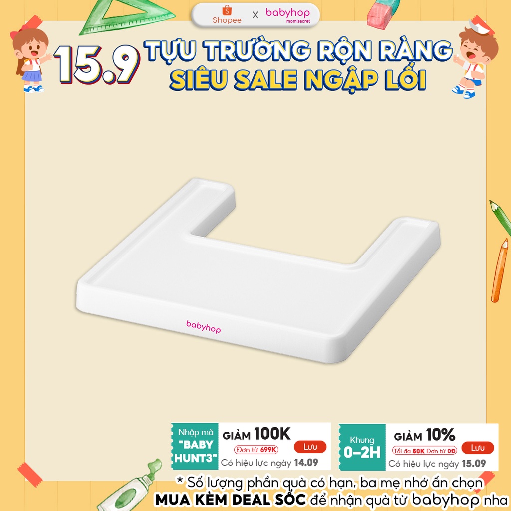 Mặt bàn ghế glosby babyhop ( bán rời )