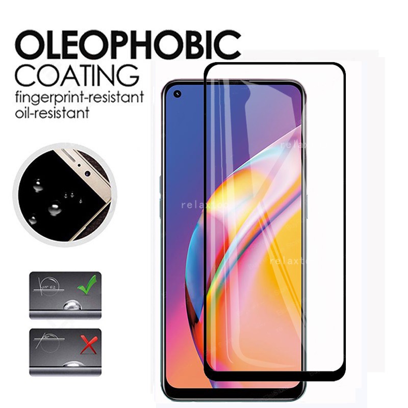 Miếng Dán Kính Cường Lực Bảo Vệ Toàn Màn Hình Cho Oppo A54 A94 A95 A74 5g A 54 94 74 5g