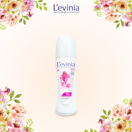 Lăn khử mùi trắng da ngọc trai L'evinia 65g