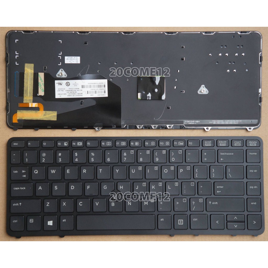 (KEYBOARD) BÀN PHÍM LAPTOP HP ELITEBOOK 840 G1 850 G1 dùng cho EliteBook 840 G1, 840 G2, 850 G1, 740 G1, 740 G2, 745 G2