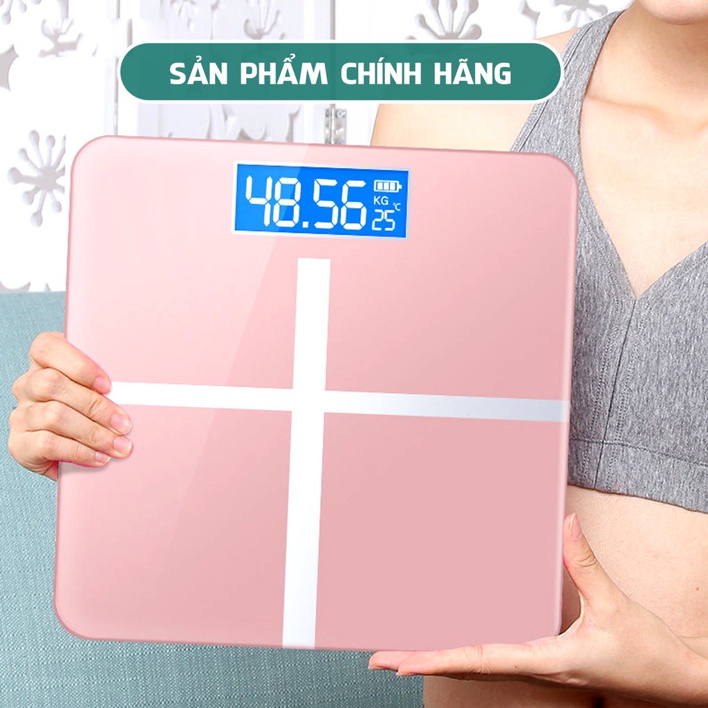 Cân điện tử sức khỏe Cân gia đình mini tiện lợi, bền đẹp, độ chính xác cao.Bảo hành 12 tháng lỗi 1 đổi 1