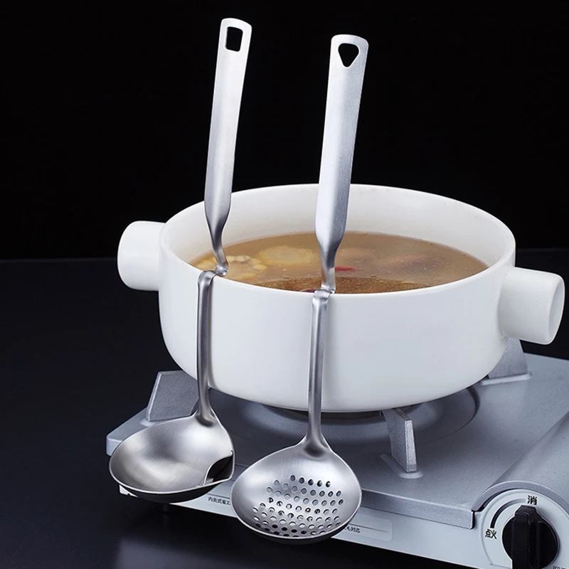 Muỗng Bằng Thép Không Gỉ Tách Dầu Đa Năng