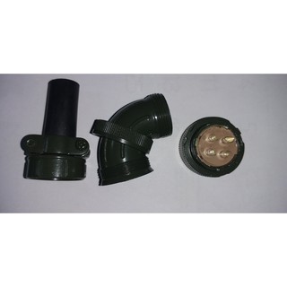 Đầu nối nguồn động cơ servo 20-4S-loại cong