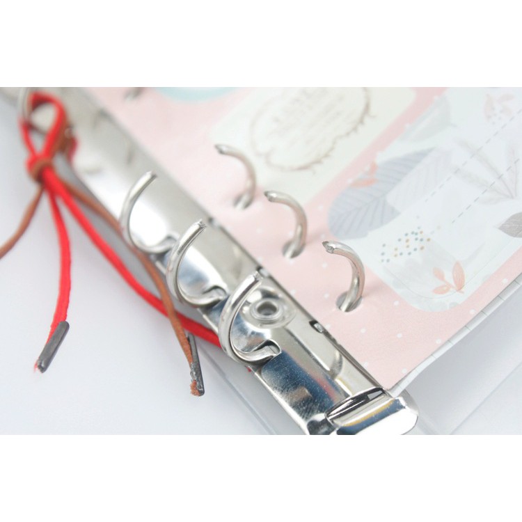 Bìa số A5 planner pp kim tuyến PKS4 refill sổ còng lò xo bullet journal tiện dụng DIY dễ thương