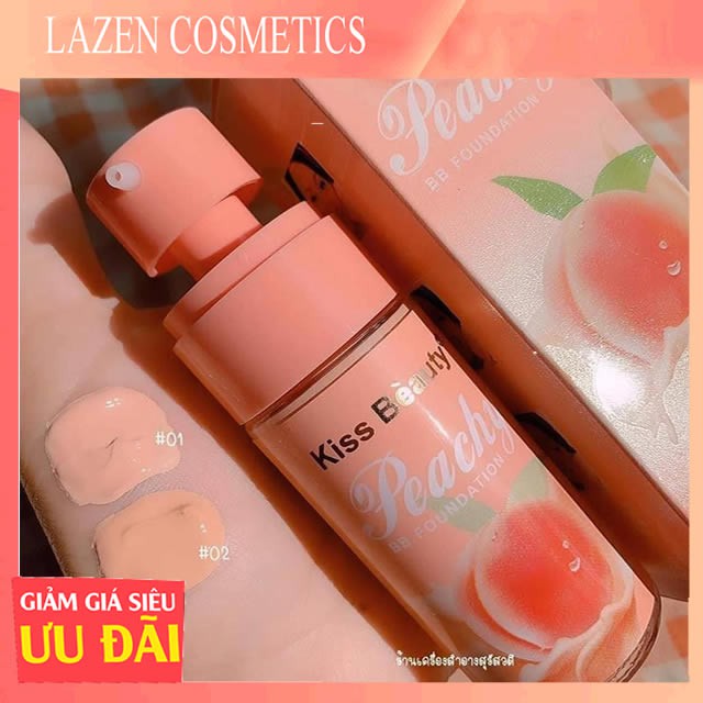 Kem Nền Che Khuyết Điểm Lâu Trôi KISS BEAUTY Peachy 50ml-LAZENCOSMETICS | BigBuy360 - bigbuy360.vn