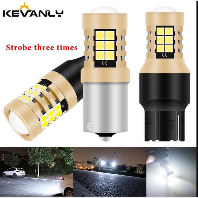 Bóng Đèn Khẩn Cấp 3 Lần 7440 T20 W21w 1156 Ba15S P21W T15 W16W 3030 21smd Chất Lượng Cao Kevanly