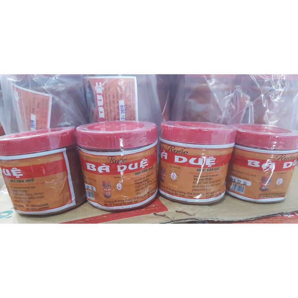 RUỐC BÀ DUỆ 200GRAM_ ĐẶC SẢN HUẾ MÍT TÂY