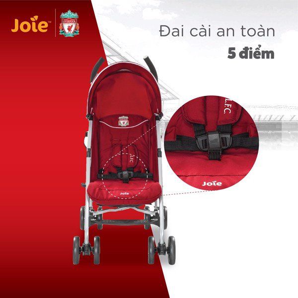 Xe đẩy du lịch Joie Nitro LFC Red Crest hàng Anh cho bé từ 0-5 tuổi gọn nhẹ chính hãng BH 2 năm