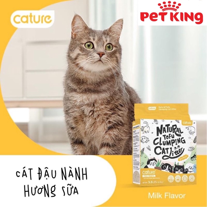 Cát Đậu Nành Cature Tofu 6 Lít Thấm hút Tốt cho Mèo yêu