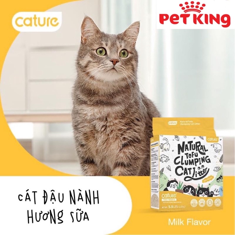 Cát Đậu Nành Cature Tofu 6 Lít Thấm hút Tốt cho Mèo yêu