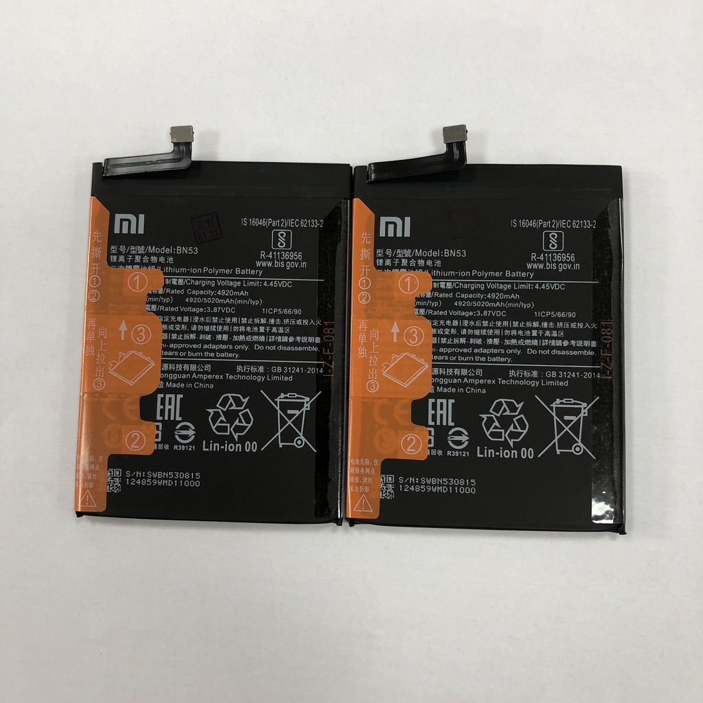 Pin Xiaomi Redmi Note 9 pro BN53 - Thay thế