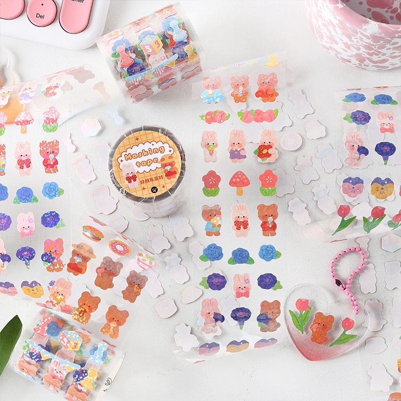 Masking tape decor, sticker trang trí sổ Infeel.me