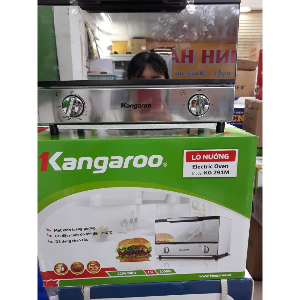 Lò Nướng Kangaroo KG291M (15 lít)- Hàng chính hãng bảo hành 12 tháng