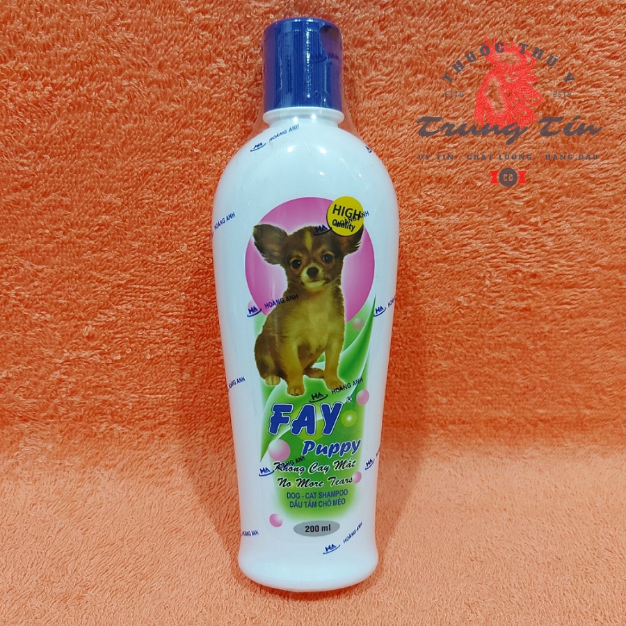 Dầu Tắm chó mèo FAY PUPPY - 1 chai / 200ml , xà bông tắm chó mèo