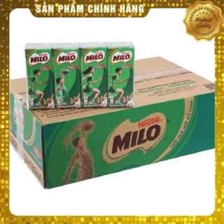 Vỉ sữa milo 4 hộp 110ml,180ml date mới
