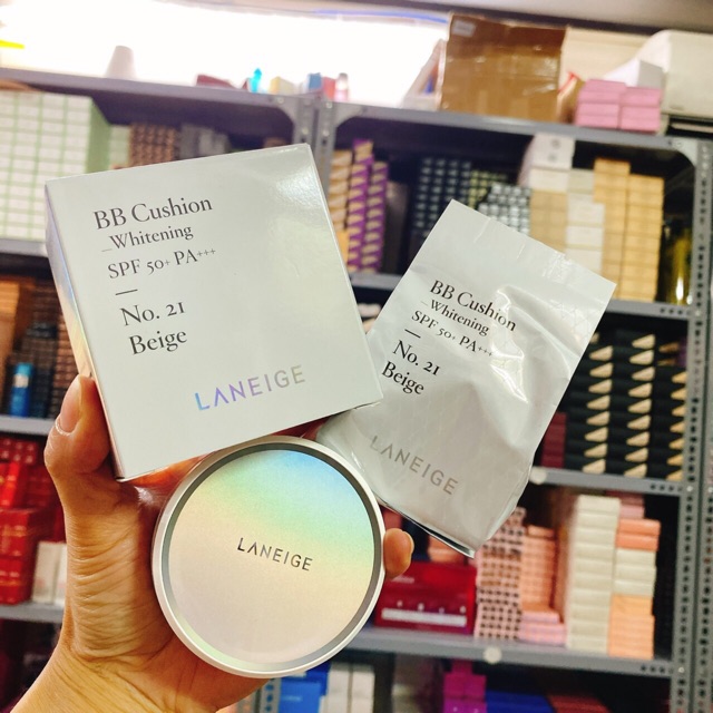 Phấn Nước Dưỡng Trắng BB Cushion Whitening SPF50+/PA+++ 15g*2 | BigBuy360 - bigbuy360.vn