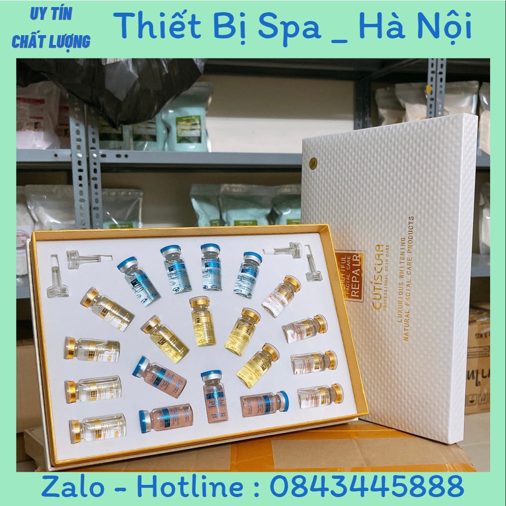 Tế Bào Gốc Cutis Cura Mụn Serum Cu tít Loại Tốt Cutiscura Sử Dụng Trong Spa Thẩm Mỹ Tại Nhà Dùng Phi Kim Lăn Kim