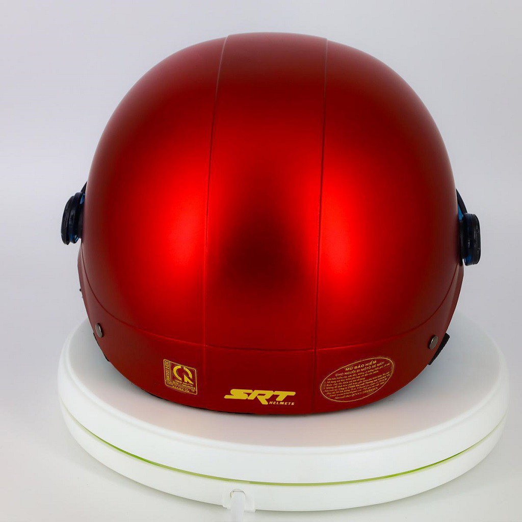 Mũ bảo hiểm kiểu sơn SRT kính càng (NS) - lót ép nhiệt cao cấp