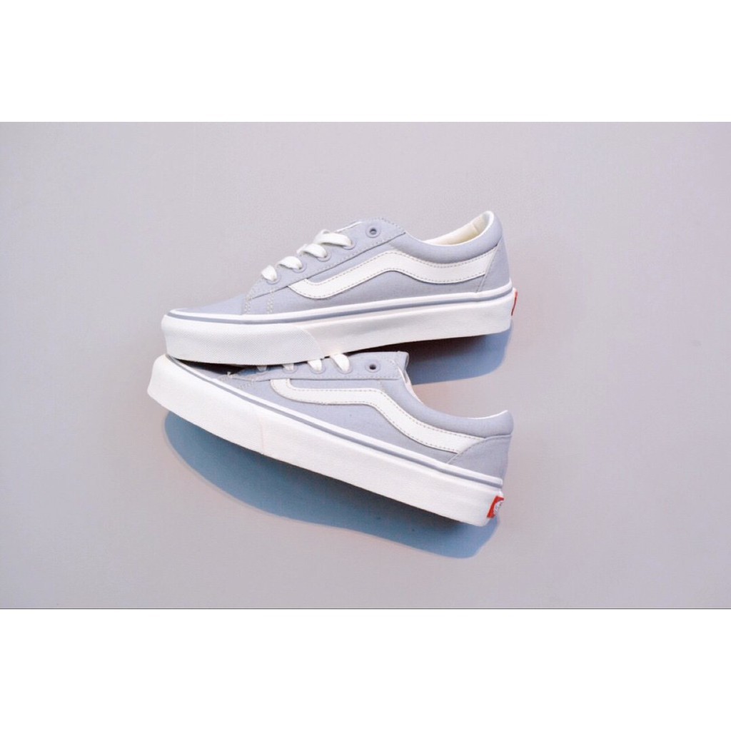 【Giá đặc biệt】Vans Old Skool phiên bản giới hạn Nhật Bản phong cách trà sữa màu trà sữa / giày vải màu tím khoai môn