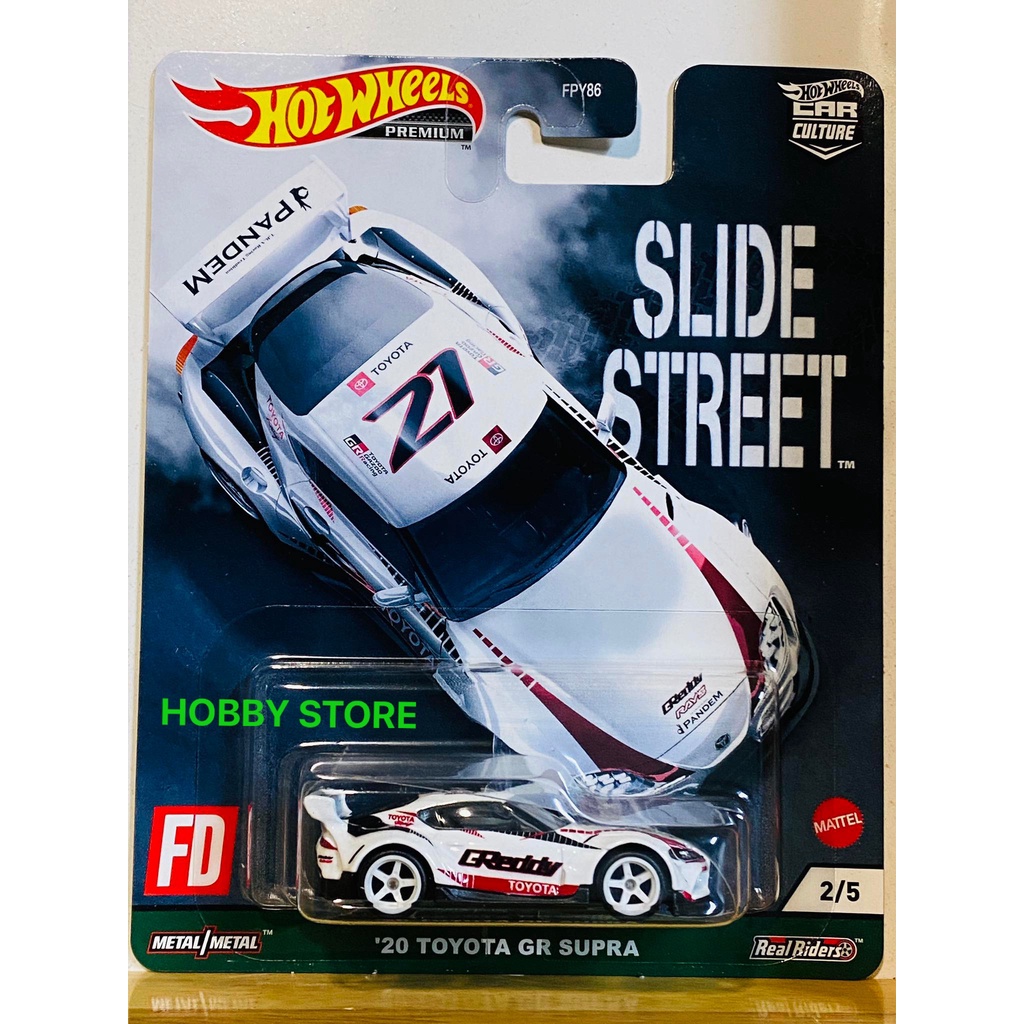 Xe mô hình Hot Wheels Premium Slide Street FPY86 957E