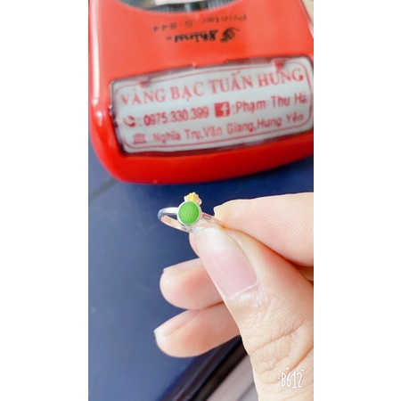 Nhẫn bạc cho bé mèo, nơ,hoa,cầu vồng,dâu tây