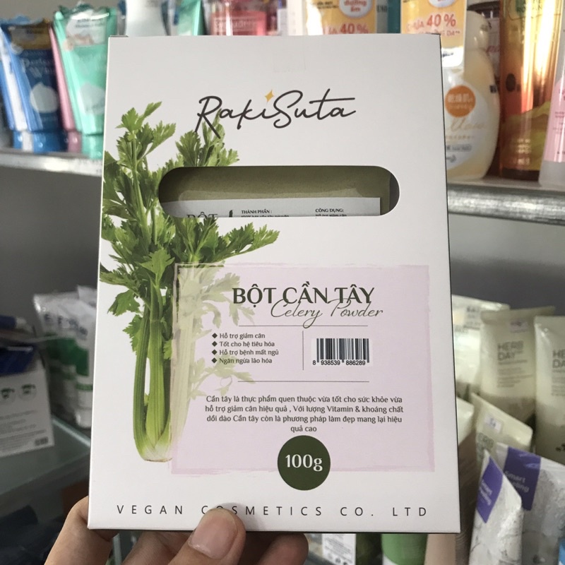 Bột Mặt Nạ Rakisuta Nguyên Chất 100g Dưỡng Ẩm,Dưỡng Trắng