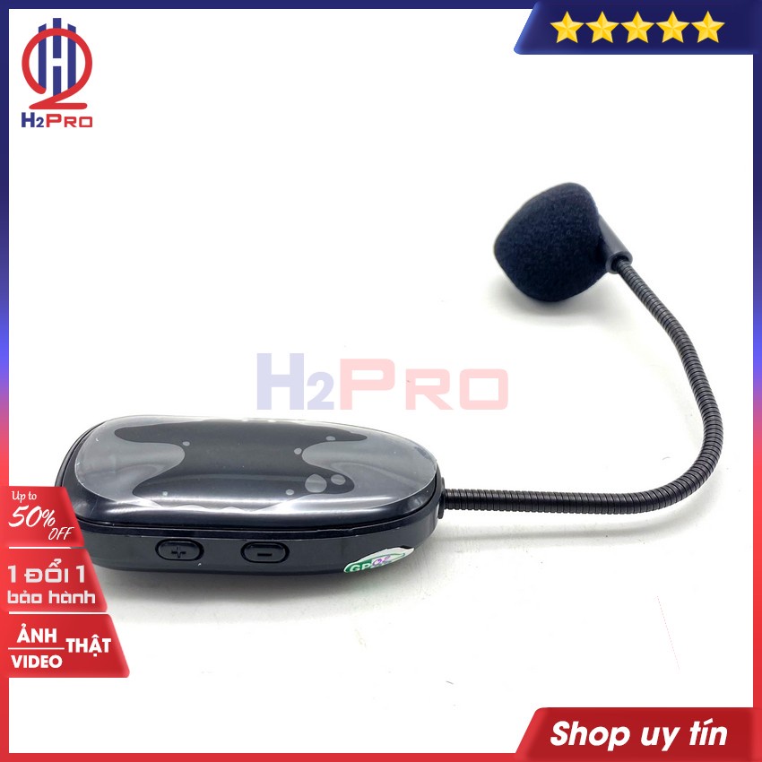 Micro trợ giảng không dây cao cấp Zansong V16 H2pro thu phát 50m-sóng khoẻ-mic rõ (1 chiếc)(Quà:đầu chuyển 3.5mm ra 6ly)