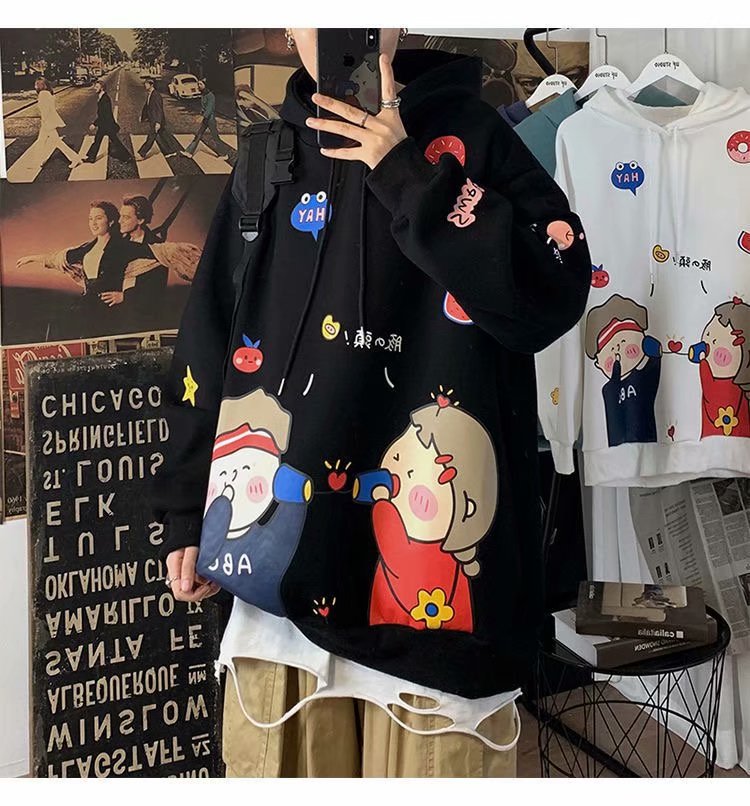 Áo hoodie tay dài kiểu dáng thể thao năng động cho nam giới | BigBuy360 - bigbuy360.vn
