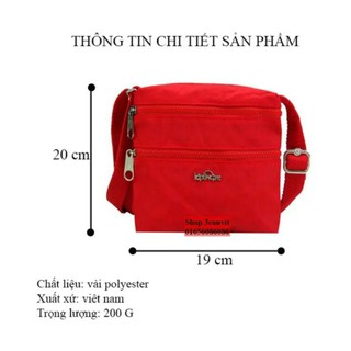 Túi đeo chéo Kling mini 20*19 cm