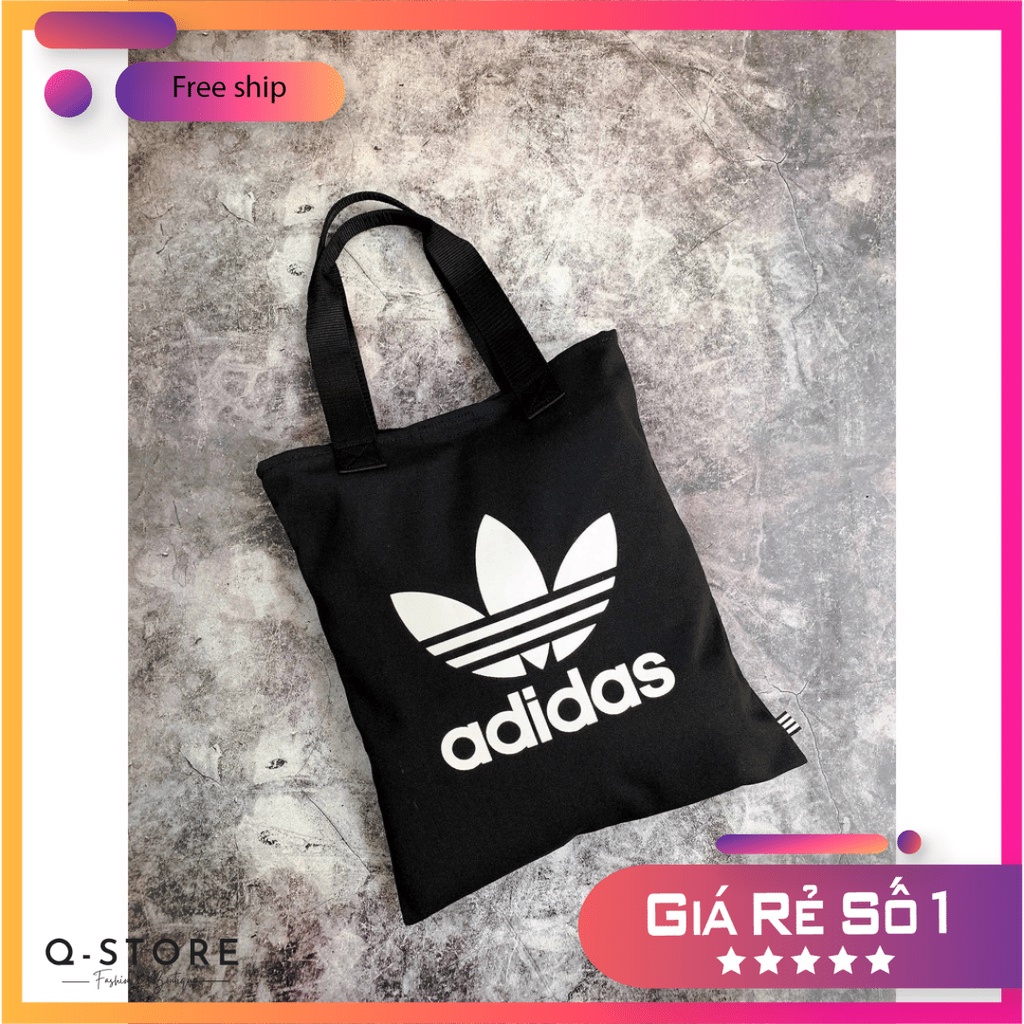 ⚡️  Túi ToteBag adidas Trefoil SHOPPER Black - DW5215 | HÀNG XUẤT XỊN FULL TEM TAG /  CÓ SẴN HÀNG