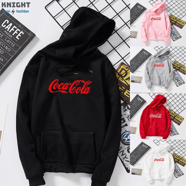 Áo Hoodie In Chữ Coca-Cola Cho Nam Và Nữ