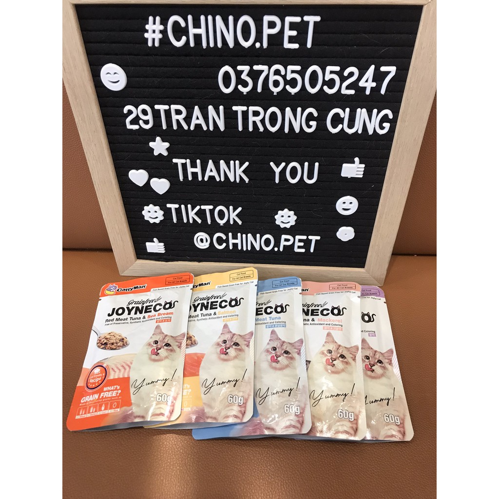 Pate Joyneco nội địa nhật dành cho mèo mọi lứa tuổi chuyên dùng thành phần tự nhiên gồm nhiều hương vị hỗ trợ dưỡng chất