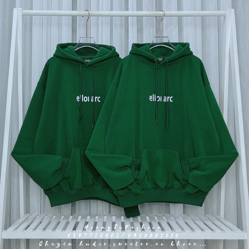 Áo hoodie form rộng nỉ bông Nam Nữ ello UNISEX M627