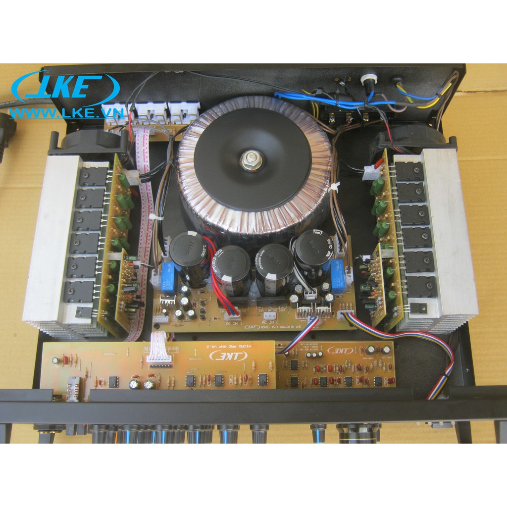 1 cặp mạch công suất 24 so nhôm 2U fip thủy tinh LKE