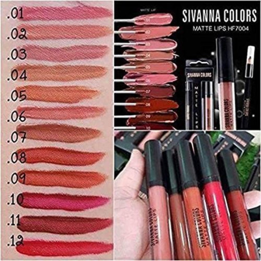 Son kem lì Sivanna Colors Matte Lips