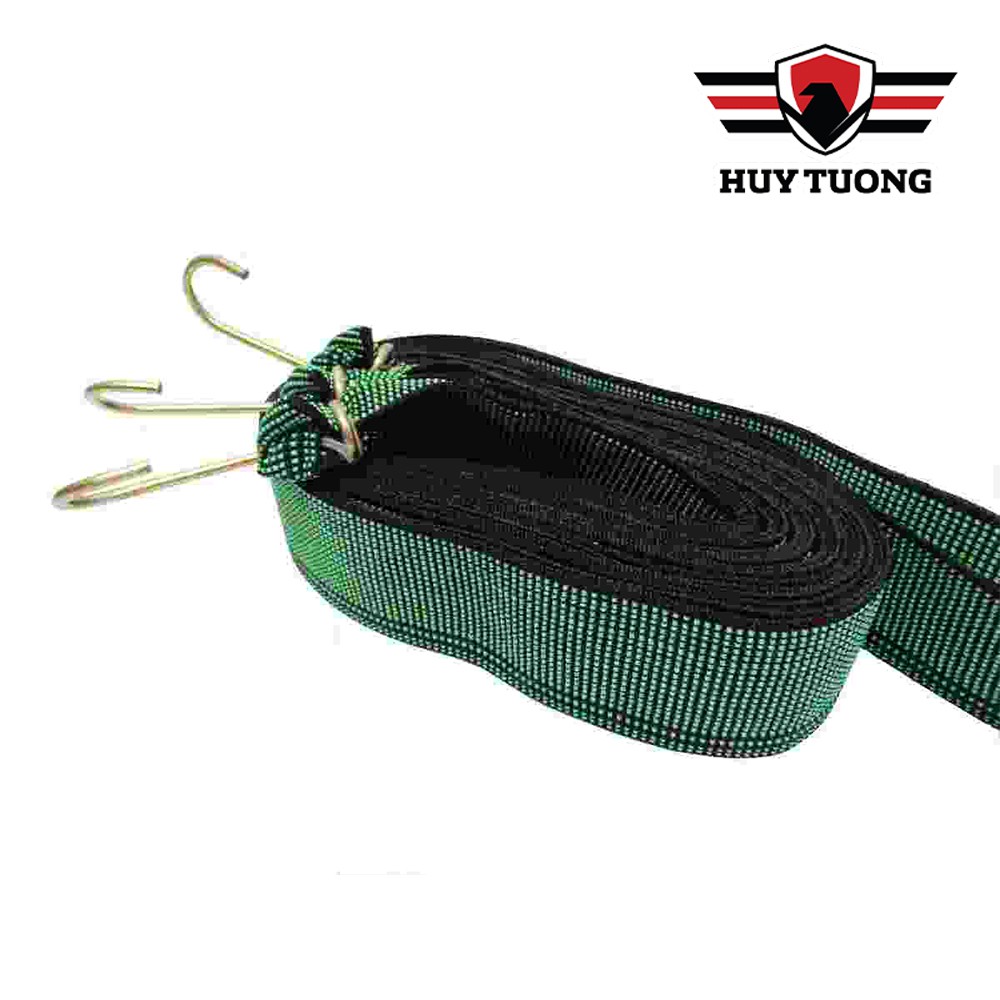 Dây buộc thun buộc hàng, dây ràng cột hàng co dãn 1m7 và 2m5 cực kỳ tiện dụng, cao cấp, chắc chắn - Huy Tưởng