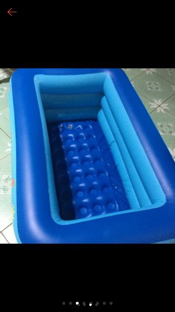 Bể bơi 3 tầng 1M8 cho trẻ tặng kèm bộ vá bể kèm bơm điện