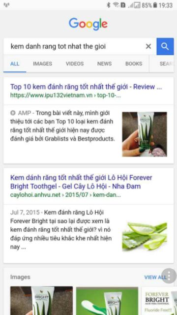 Kem đánh răng lô hội forever